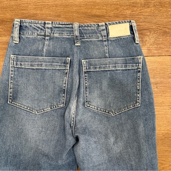 Maje‎ Preuve Tapered Low-Rise Stretch Organic-Cotton Jeans Size 24 - Picture 9 of 9